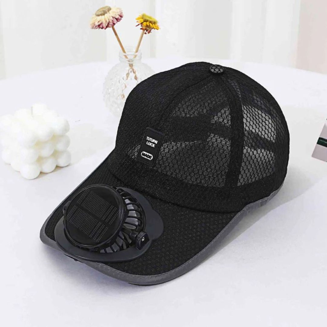 AirFlow Cap™ | Svalkande solhatt, UV-skydd och uppladdningsbar