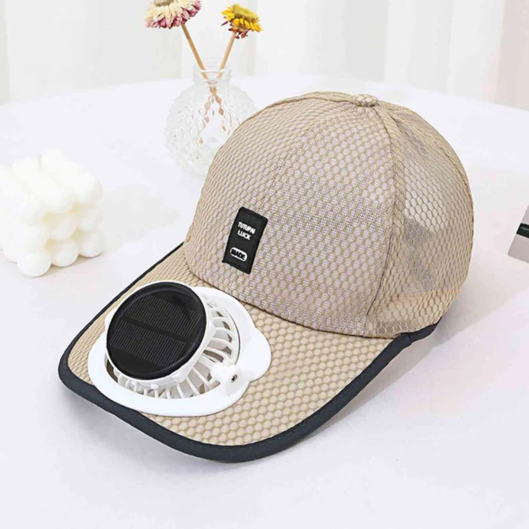 AirFlow Cap™ | Svalkande solhatt, UV-skydd och uppladdningsbar