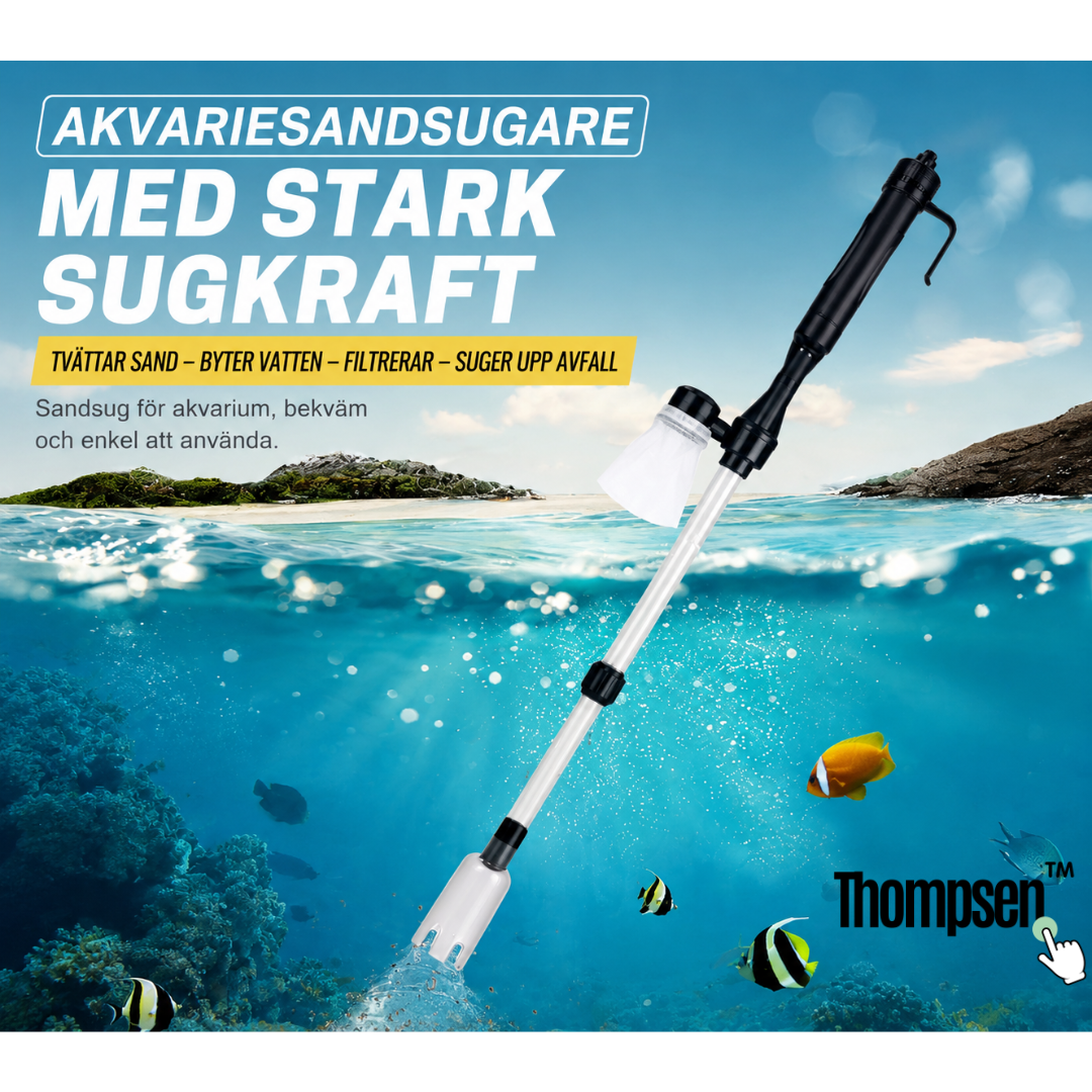 AquaVac™ | Enkel akvarierengöring