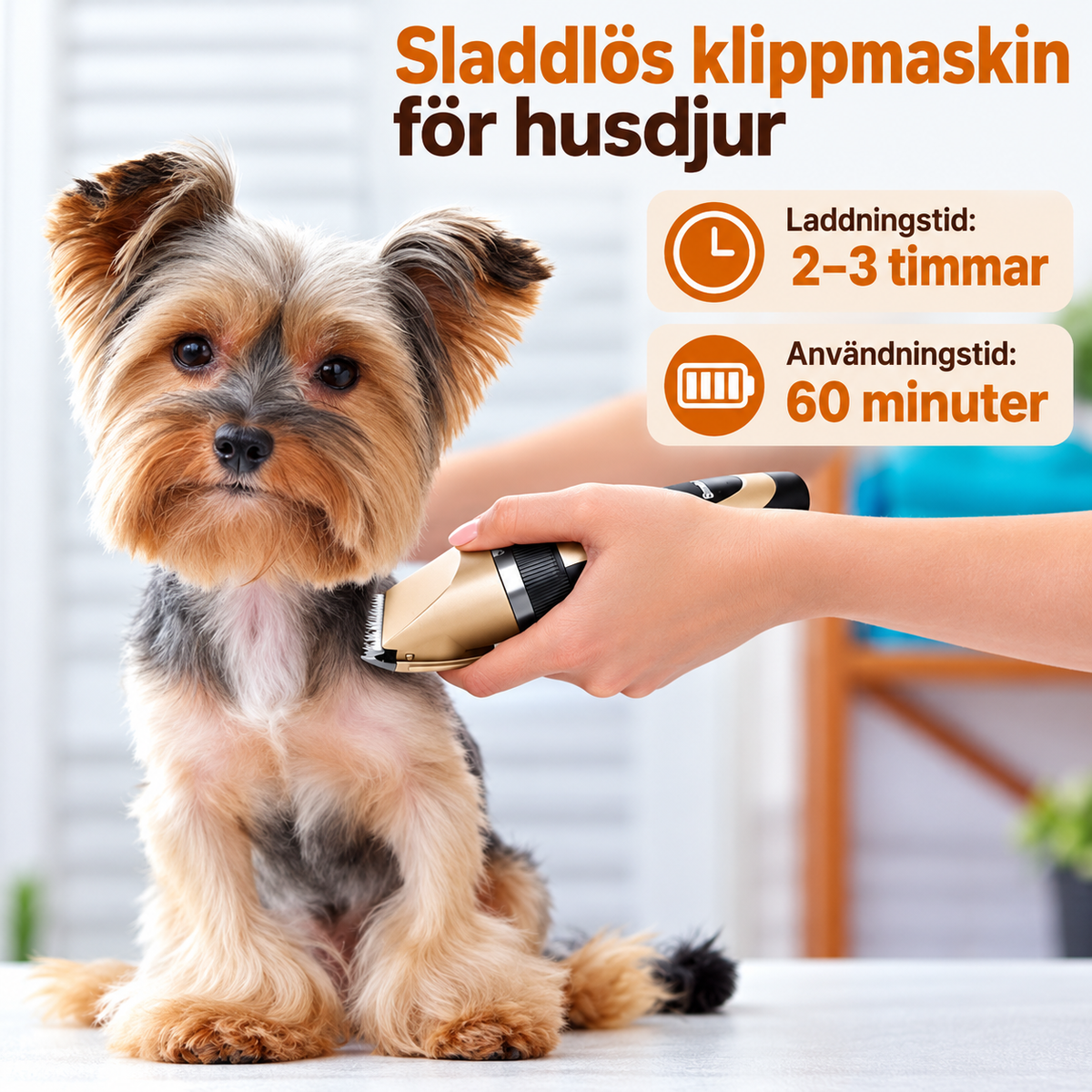 TassTrim™ | Sats med hårklippare för husdjur