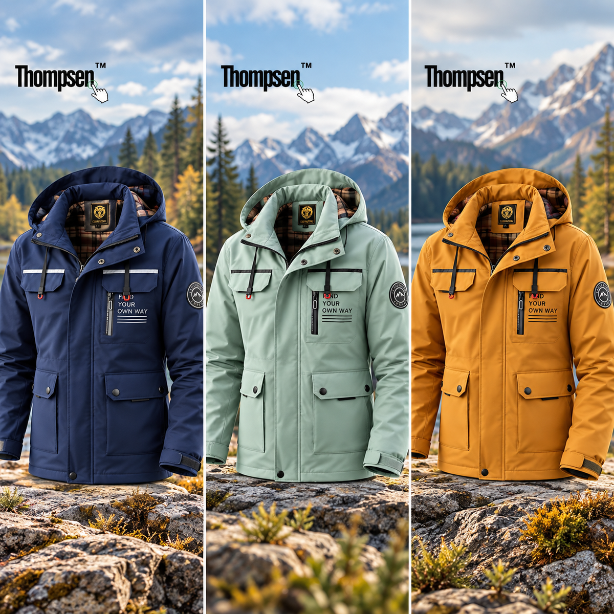 VinterSkydd™ | Vattentät Parkas med Huva
