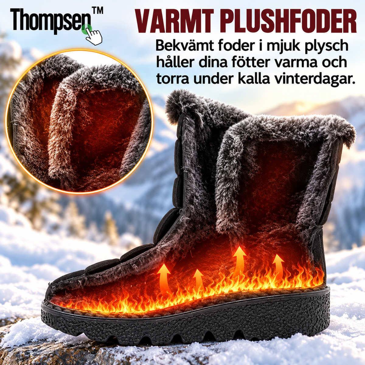 VärmeSteg™ | Varma och Bekväma Vinterstövlar