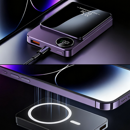 PowerMag™ – Magnetisk Powerbank 10000mAh ⭐
